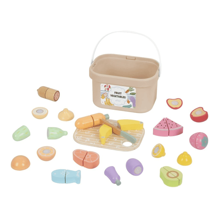 Elis Design Jouet de Découpe de Fruits et Légumes avec Boîte