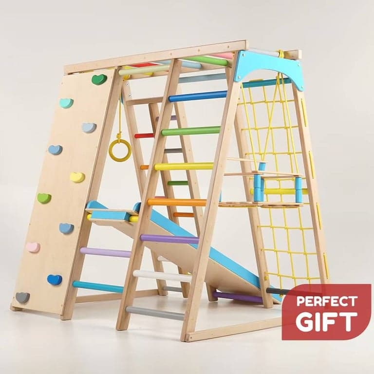 Tod Gym Playground Set Climbing Gym Natural