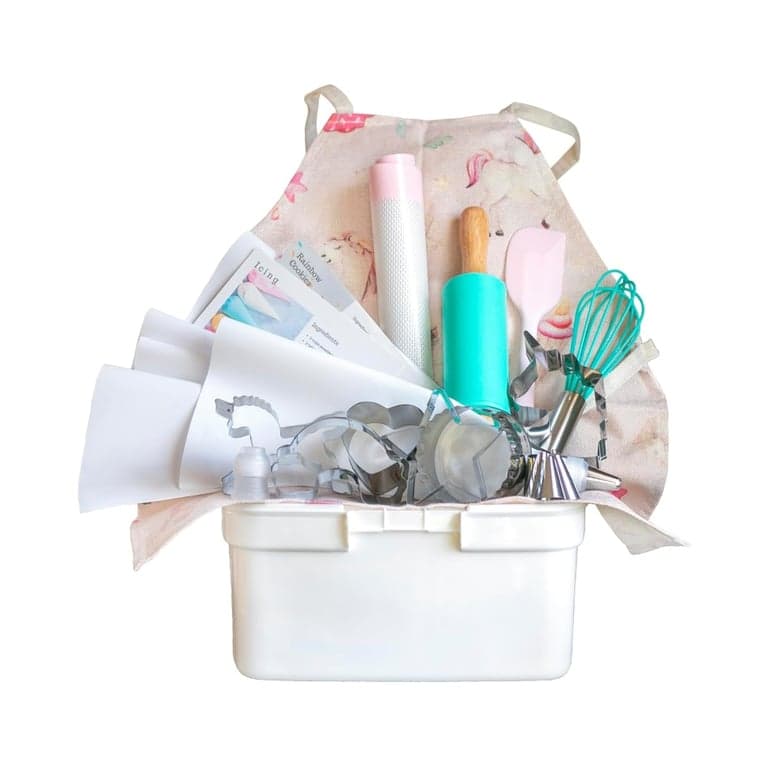 Tovla Jr. Kids Baking Set With Storage Case Unicorn