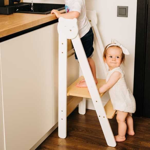 Family SCL Tour pour Tout-Petits Blanc/Naturel