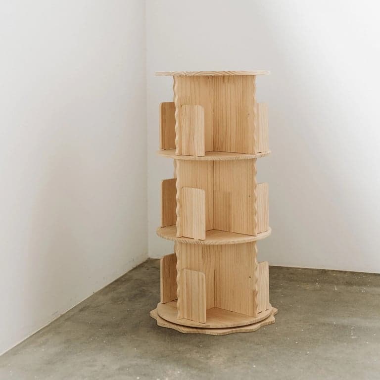 Nuage Interiors Malo Rotating Bookshelf 