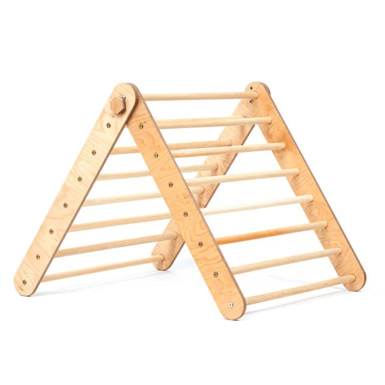 Duck Woodworks Shop Triangle d'escalade en Bois Naturel