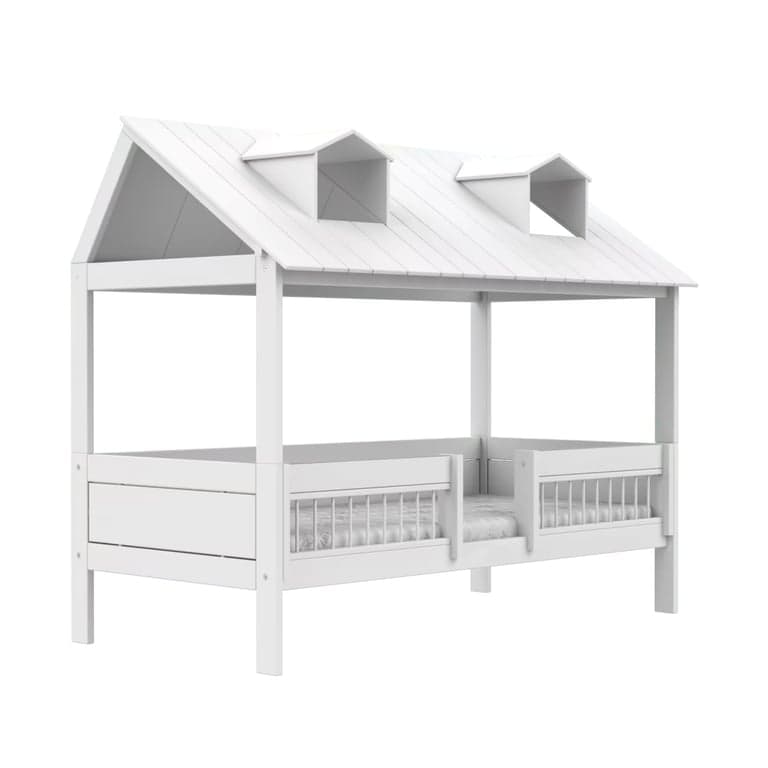 LIFETIME Kidsroom Lit cabane de plage 90 x 200 cm Blanc Standard