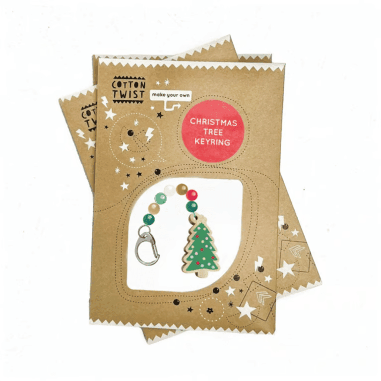 Cotton Twist Fabrique Ton Propre Porte-clés Sapin de Noël