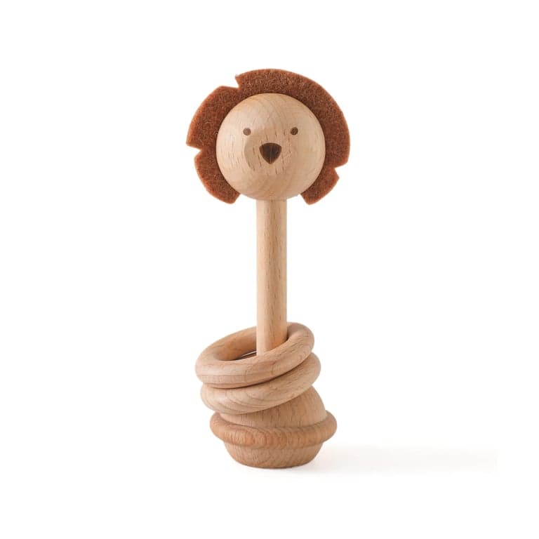 Wonder Space Baby Rattle Lion