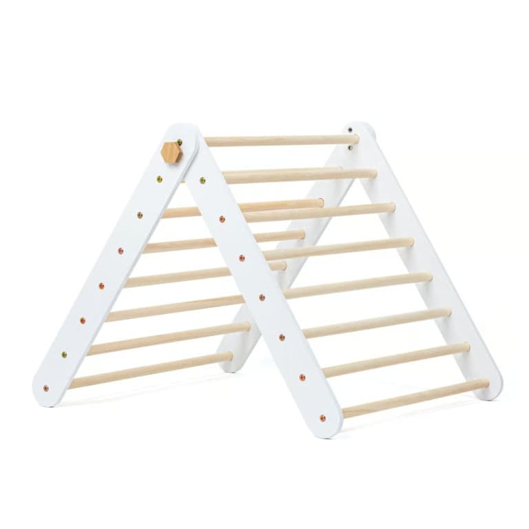 Duck Woodworks Shop Triangle d'escalade Blanc