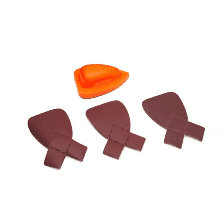 ToolKid™ Bloc de Ponçage pour Enfants avec set de Papier Abrasif (15 Feuilles)