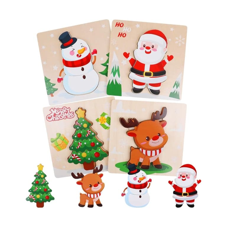 CCINEE Christmas Wooden Puzzles