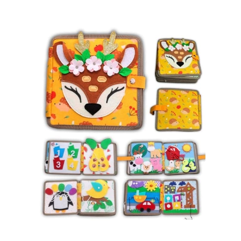 Joymaxx Felt Busy Book Cerf