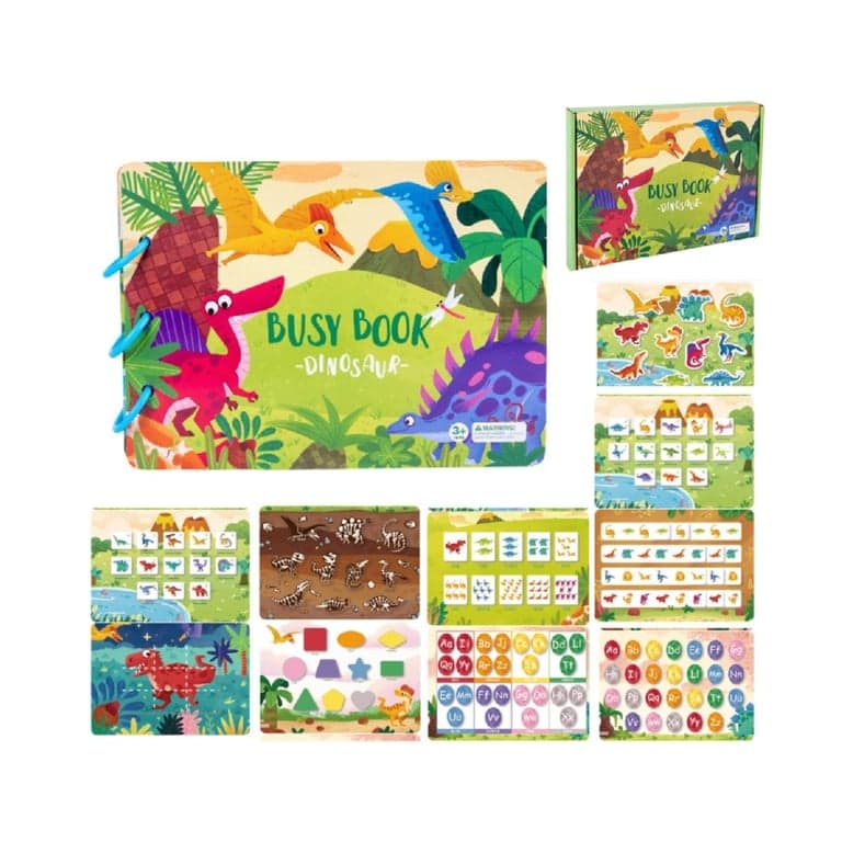 Joymaxx Livre d'Activités en Papier Dino