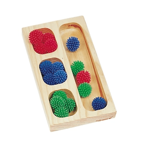 Montessori N’ Such Wood Sorting Tray 3 Compartment