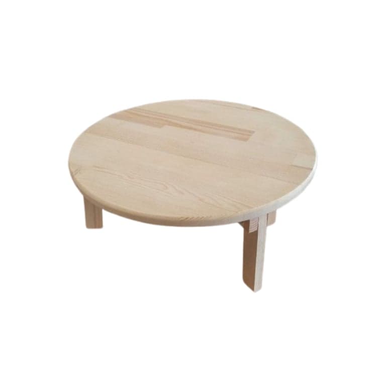ZerenceDesign Round Low Table 60 cm Totally Wood