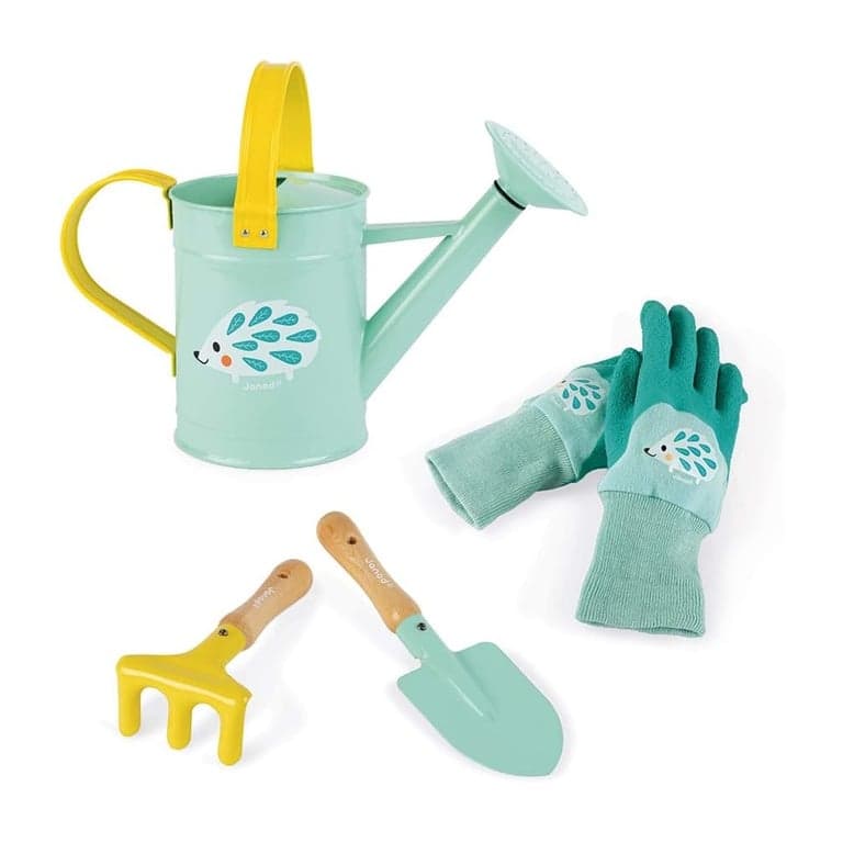 Janod Happy Garden Little Gardener Set of 4 Gardening Tools