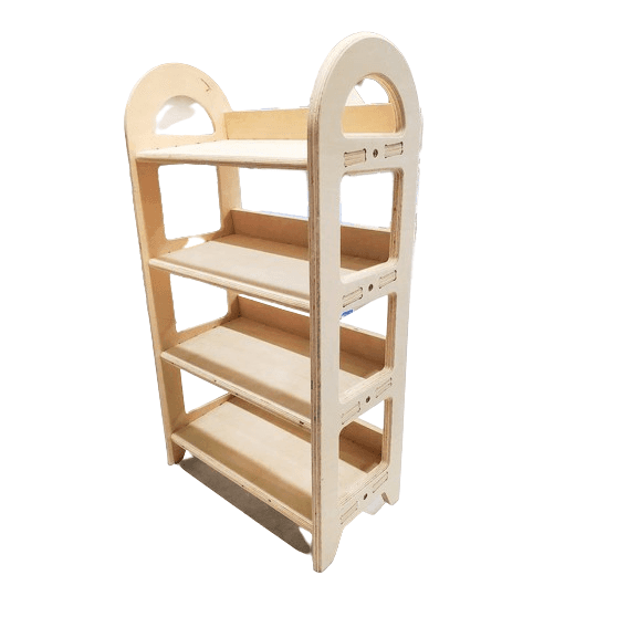 Bush Acres Cory Minimalist Toddler Shoe Tower