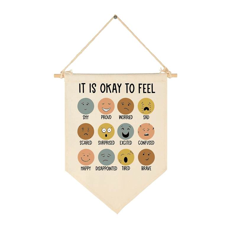 FYSIA Wall Art It's Okay To Feel