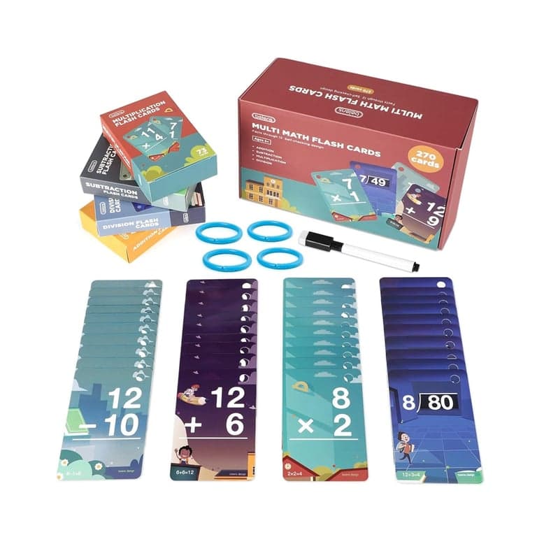 beiens Multi Math Flash Cards