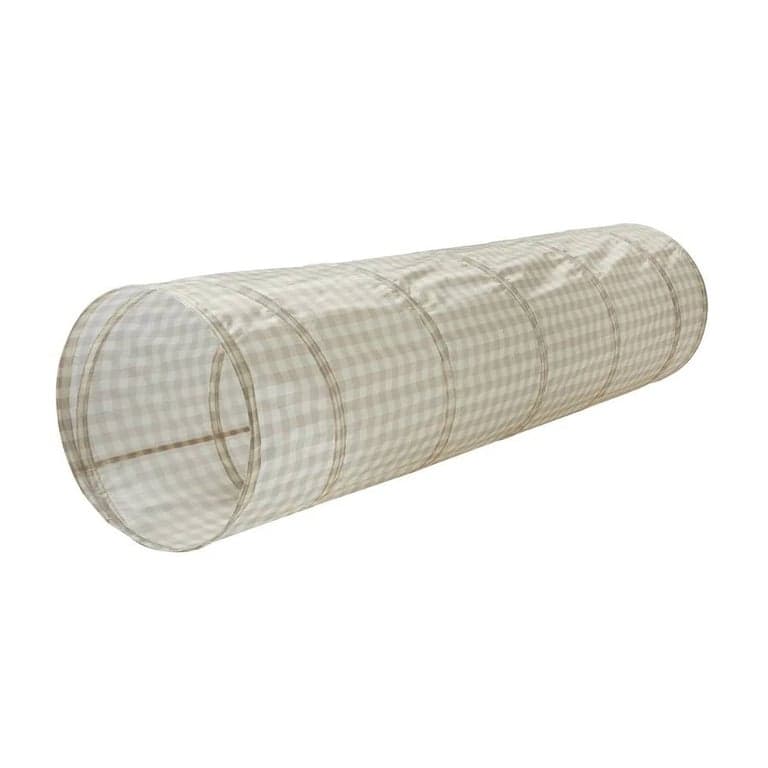 3 Sprouts Play Tunnel Gingham Beige