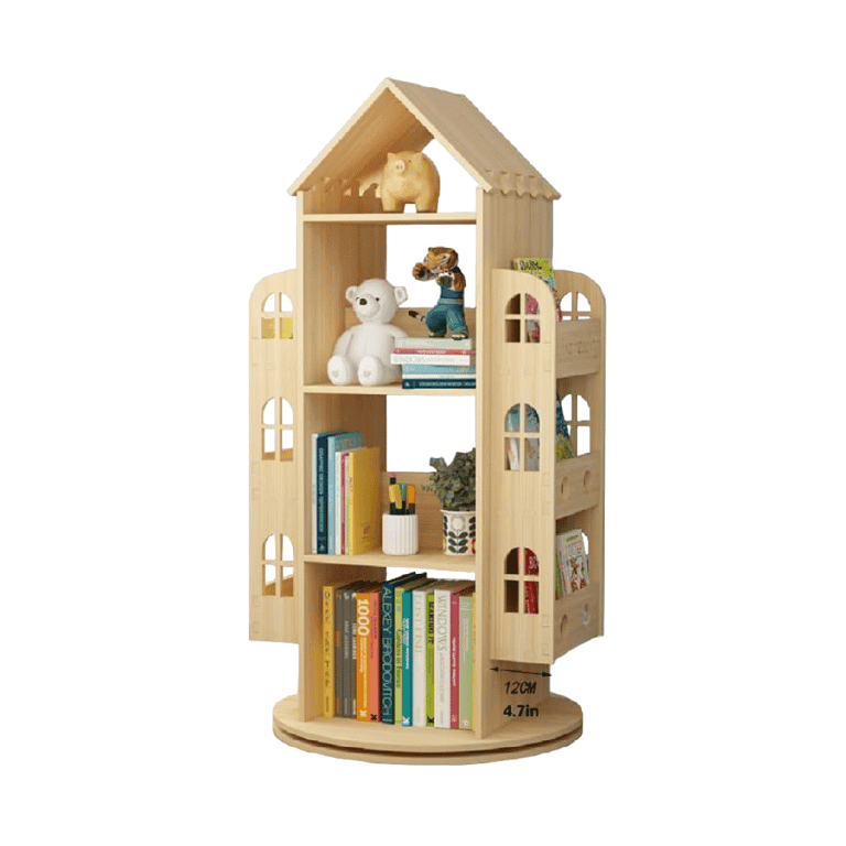Heehee Rotating Bookshelf 360 Display