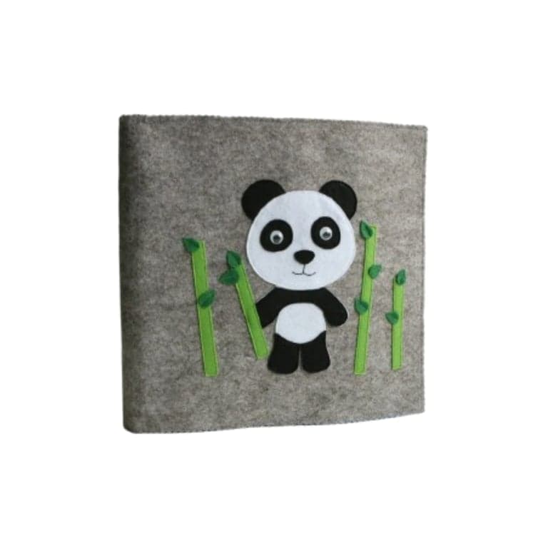 NONO Shop Personalized Felt Quiet and Busy Book Panda