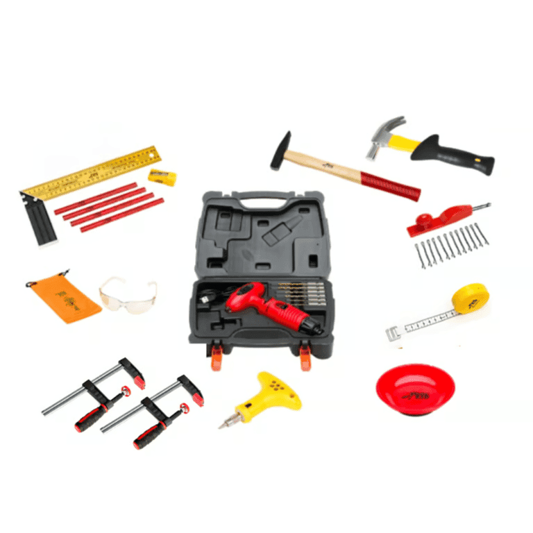 ToolKid™ Coffret d'outils pour Enfants, 16 Pièces