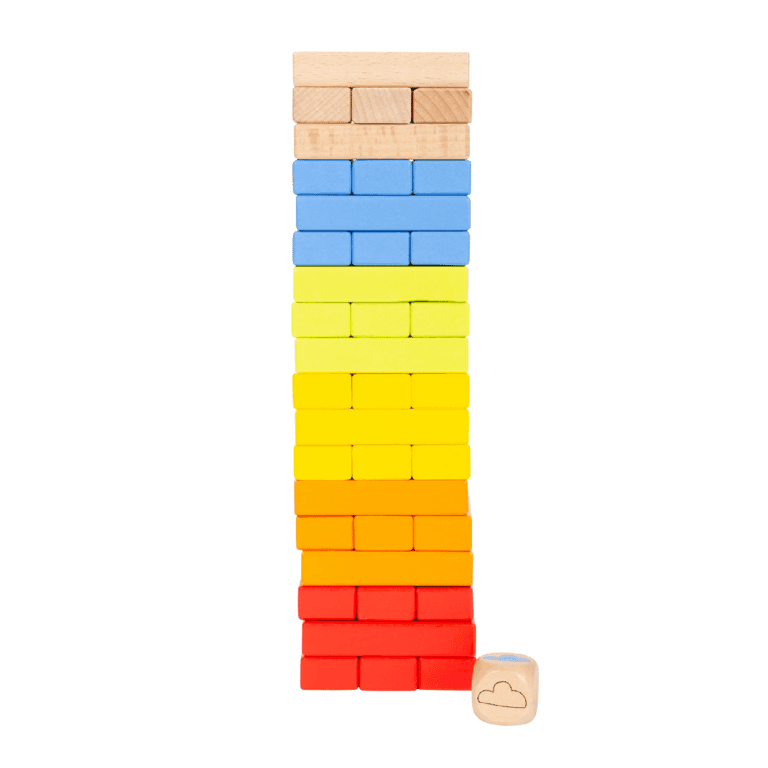 Small Foot Jenga Arc-en-ciel