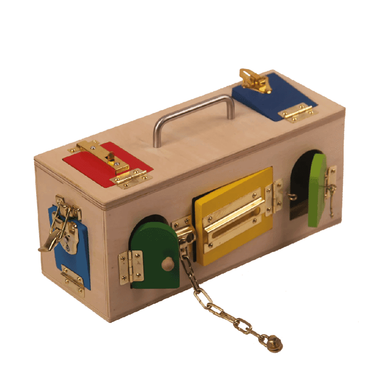 Pink Montessori Little Lock Box