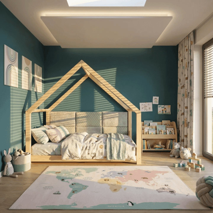 Mia&Lou Lit Cabane Lou Naturel 160 x 200 cm