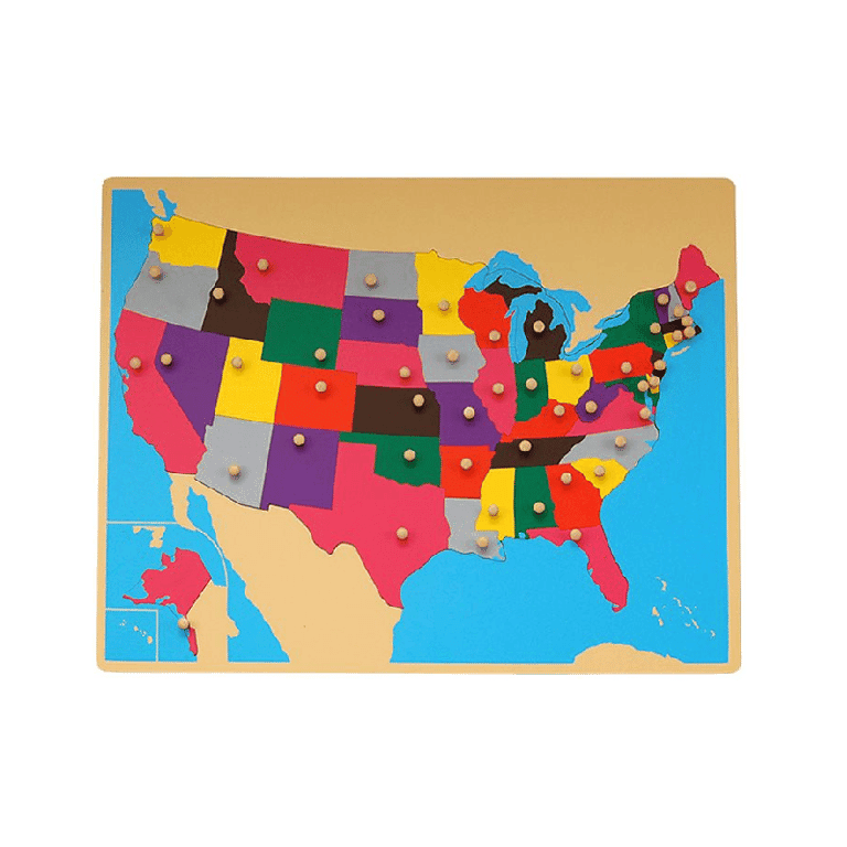 Kid Advance Montessori Puzzle Map of USA