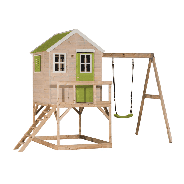 Wendi Toys My Lodge Balançoire avec Plateforme et Balançoire Simple Lime