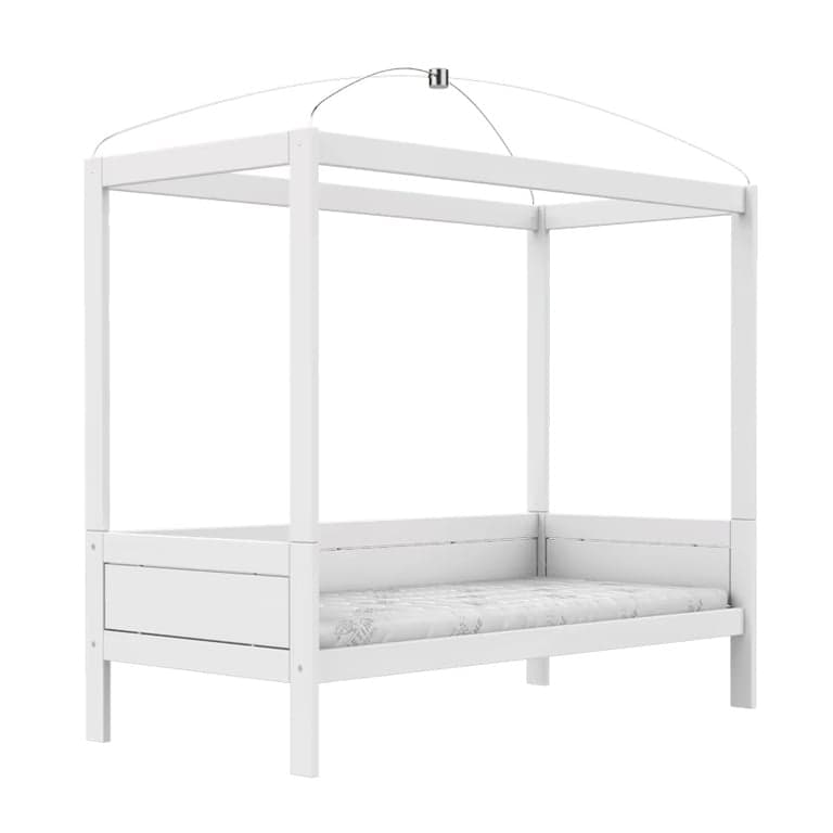 LIFETIME Kidsroom Lit à baldaquin Blanc Standard 90x200 cm