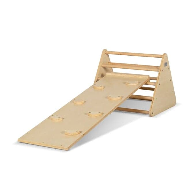 My Happy Helpers Baby Indoor Pikler Play Set Varnished Rock Wall