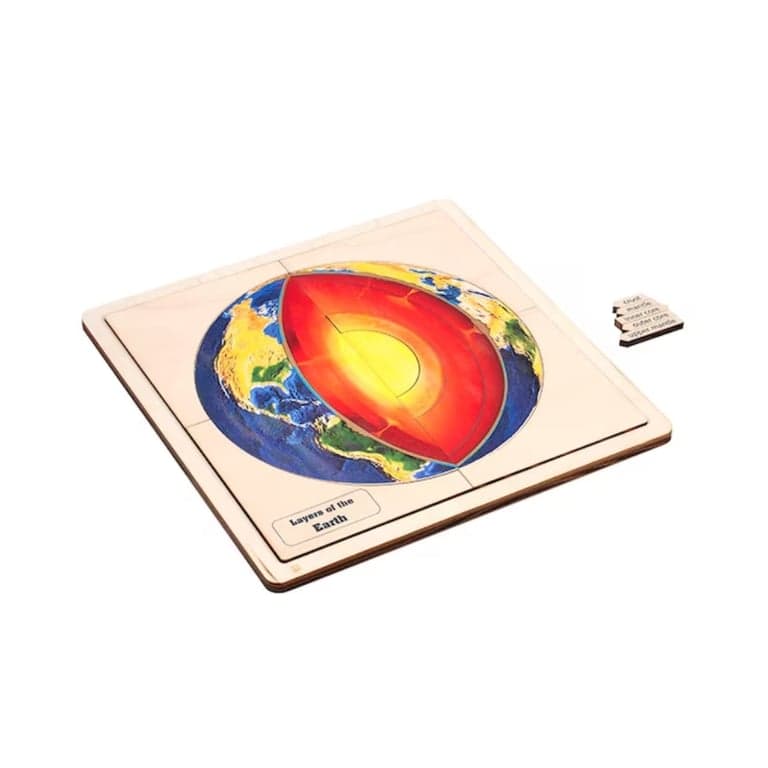 Alison's Montessori Layer of the Earth Puzzle