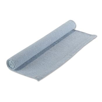 Montessori Services Small Blue Hemmed Work Rug