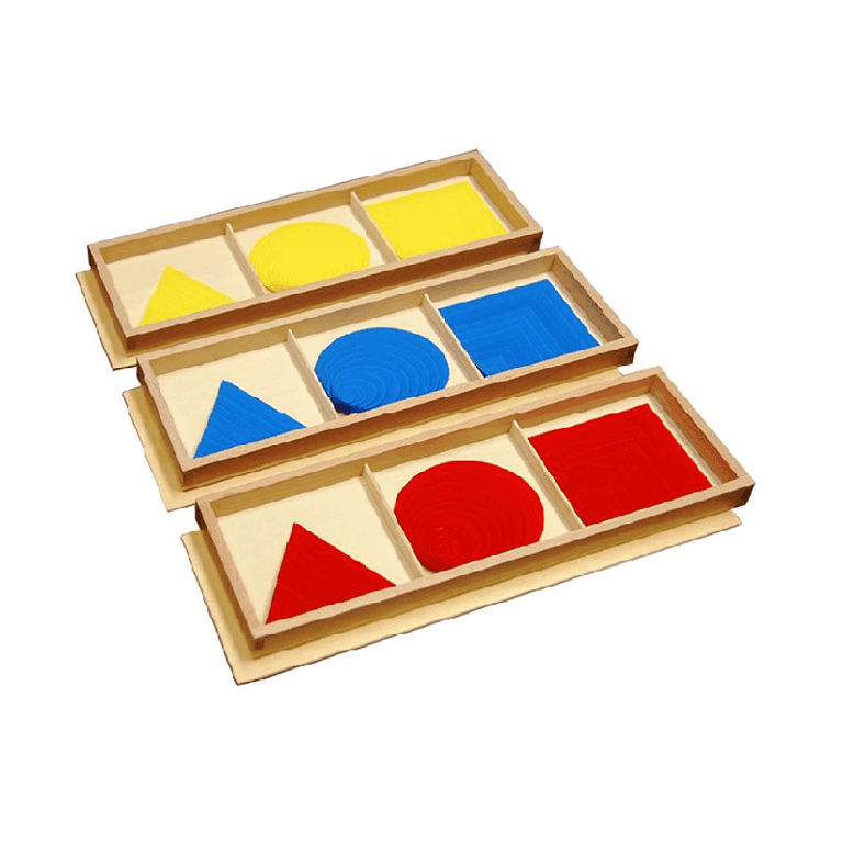 Kid Advance Montessori Circles, Squares, and Triangles