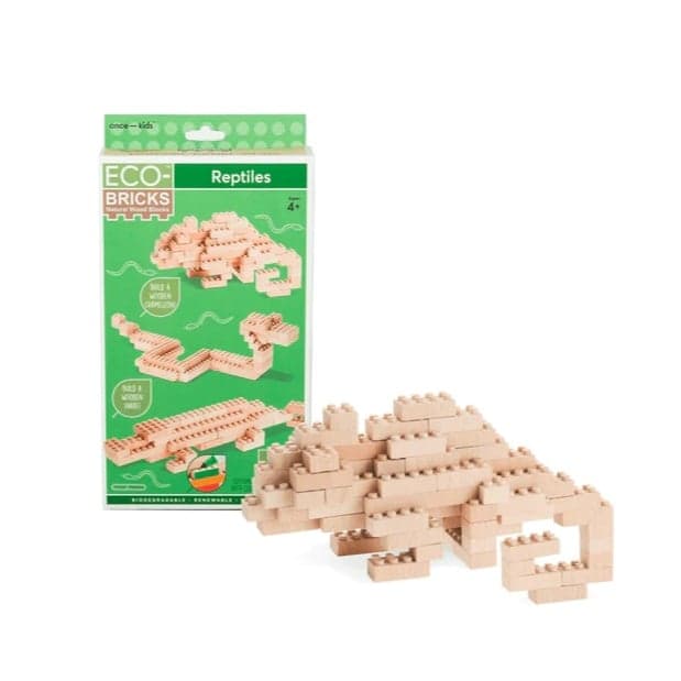 Once Kids 3-in-1 Eco-Bricks Reptiles