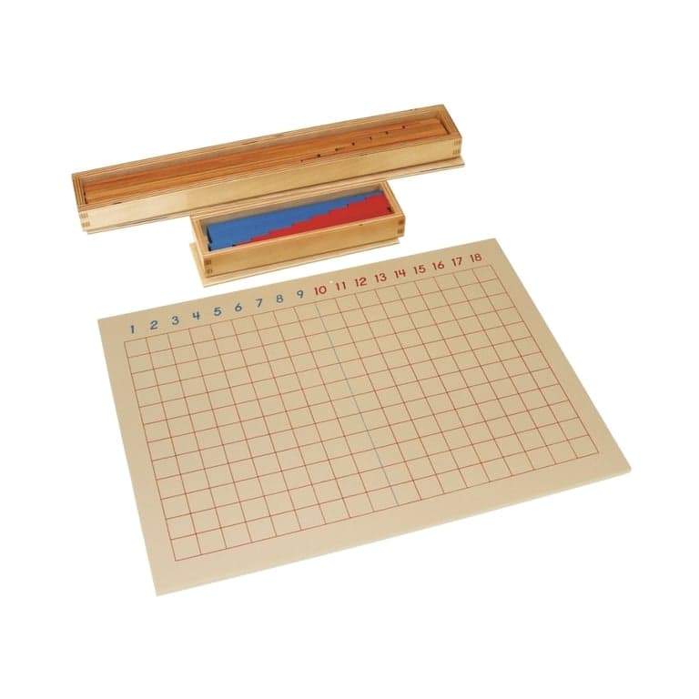 Alison's Montessori Subtraction Strip Board Complete Set (Premium Quality)