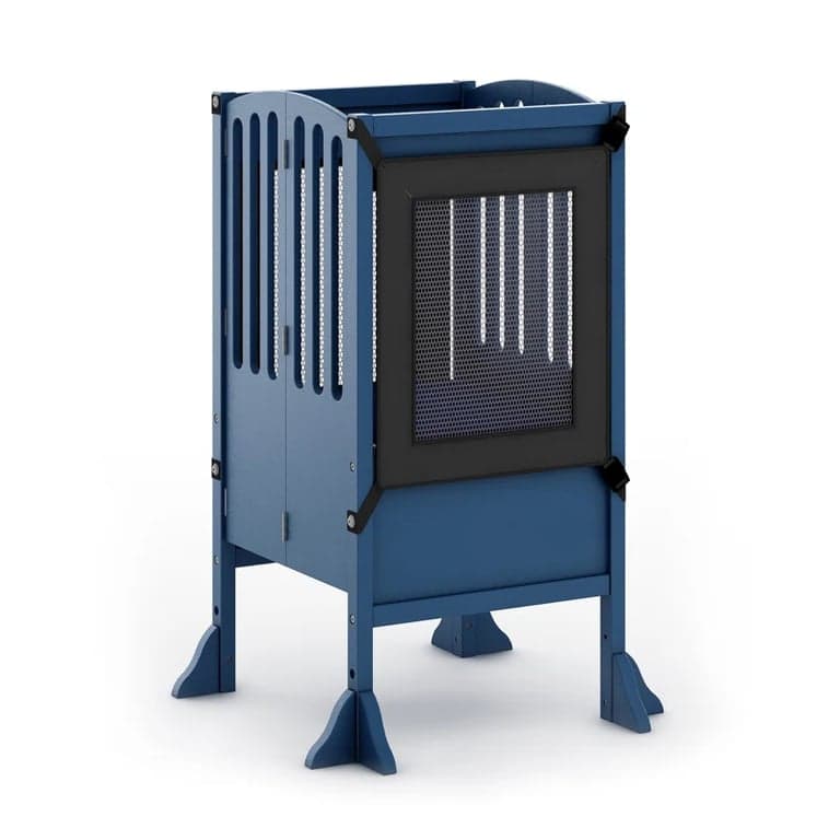 Guidecraft Contemporary Kitchen Helper Stool Royal Navy