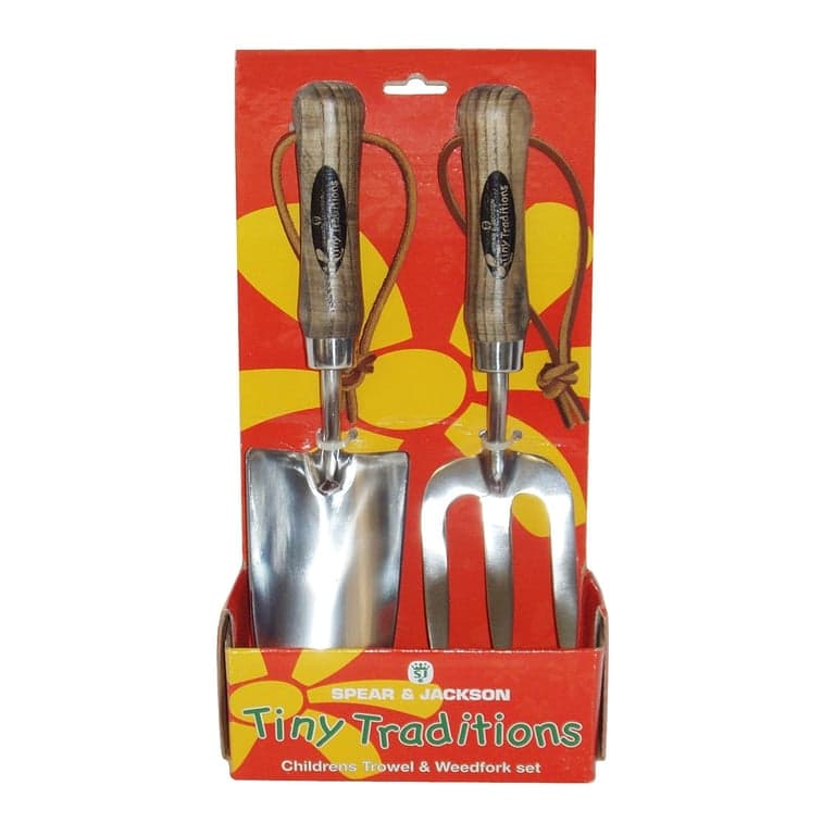 Spear & Jackson Traditional Children's Trowel and Weed Fork Set