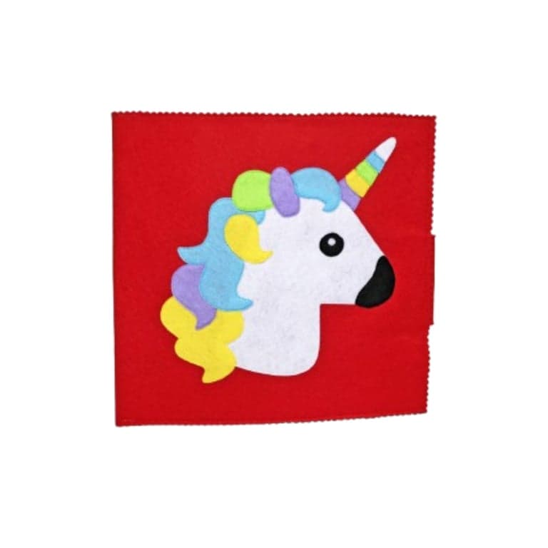 NONO Shop Personalized Felt Quiet Book Unicorn