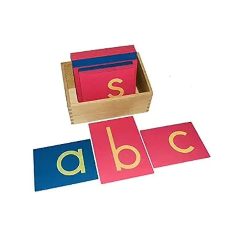 Kid Advance Montessori Sandpaper Letters Lowercase With Box