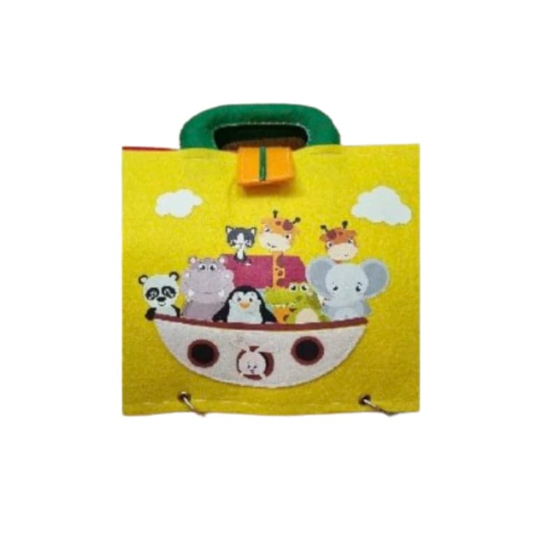 Summer Lee Quiet Busy Book Noah's Ark 16 Pages Yellow Background