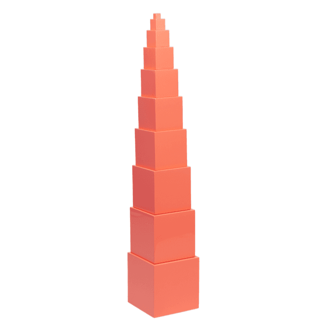 Alison's Montessori Pink Tower Set Premium Quality