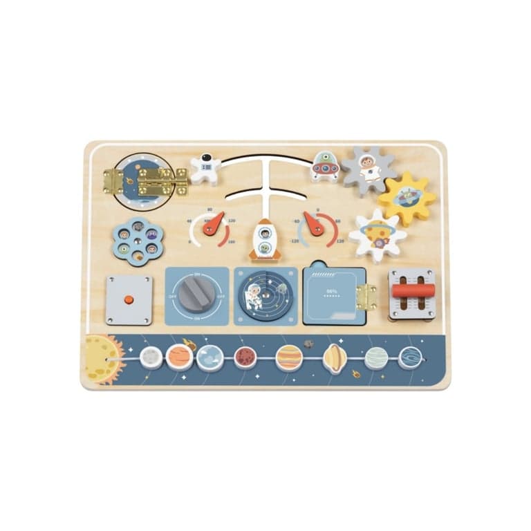 Tooky Toy Busy Board Astronaute Vaisseau Spatial