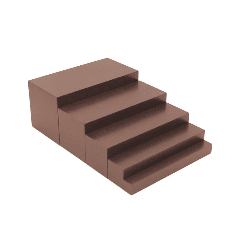 Pink Montessori Brown Stairs 5 Steps