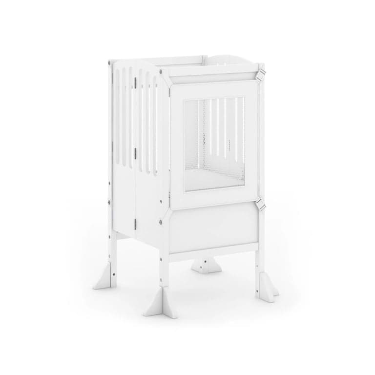 Guidecraft Contemporary Kitchen Helper Stool White