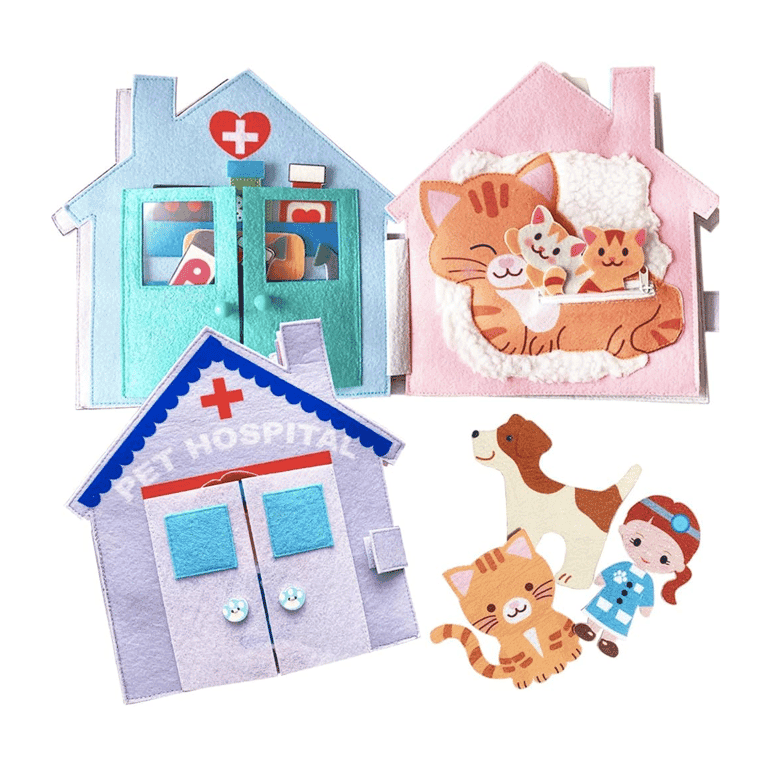 MOVEBO Quiet Busy Book Pet Hospital