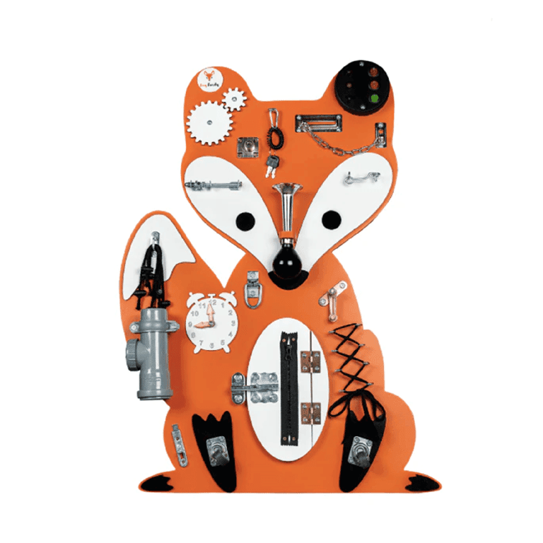Foxy Family Busy Board Hubbie le Renard Sans Nom Sans Support