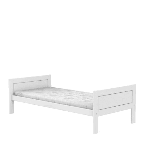 LIFETIME Kidsroom Lit simple pour chambre d'enfant 90 x 200 cm Blanc Deluxe