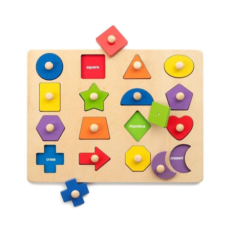 Coogam Shape Sorting Wooden Puzzle