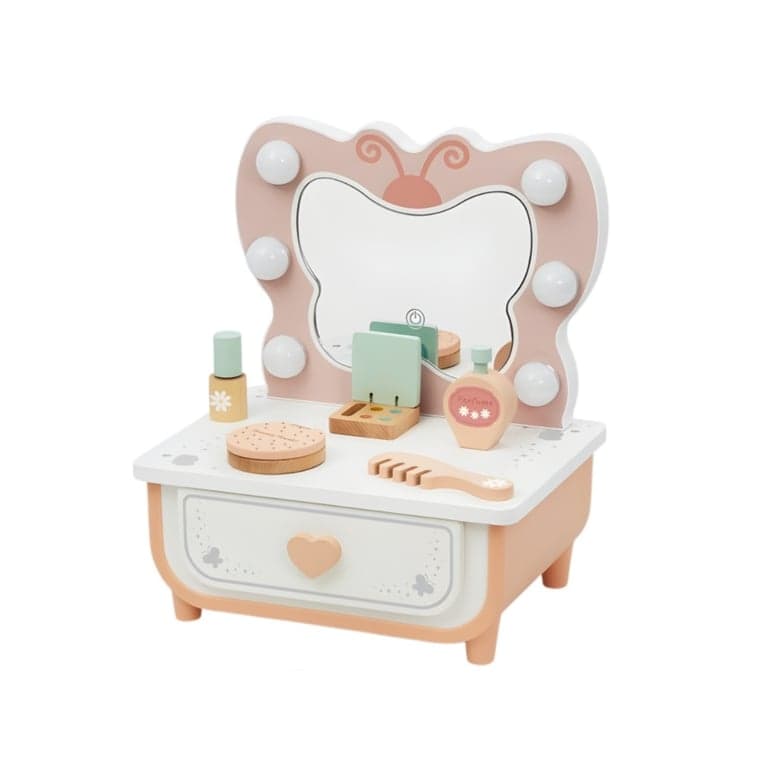 Tooky Toy Dressing Table With LED Light Butterfly